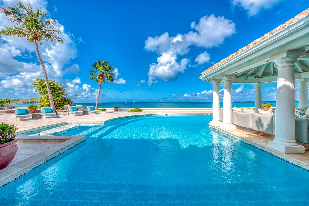 Unique Villa rental St Martin - Large pool